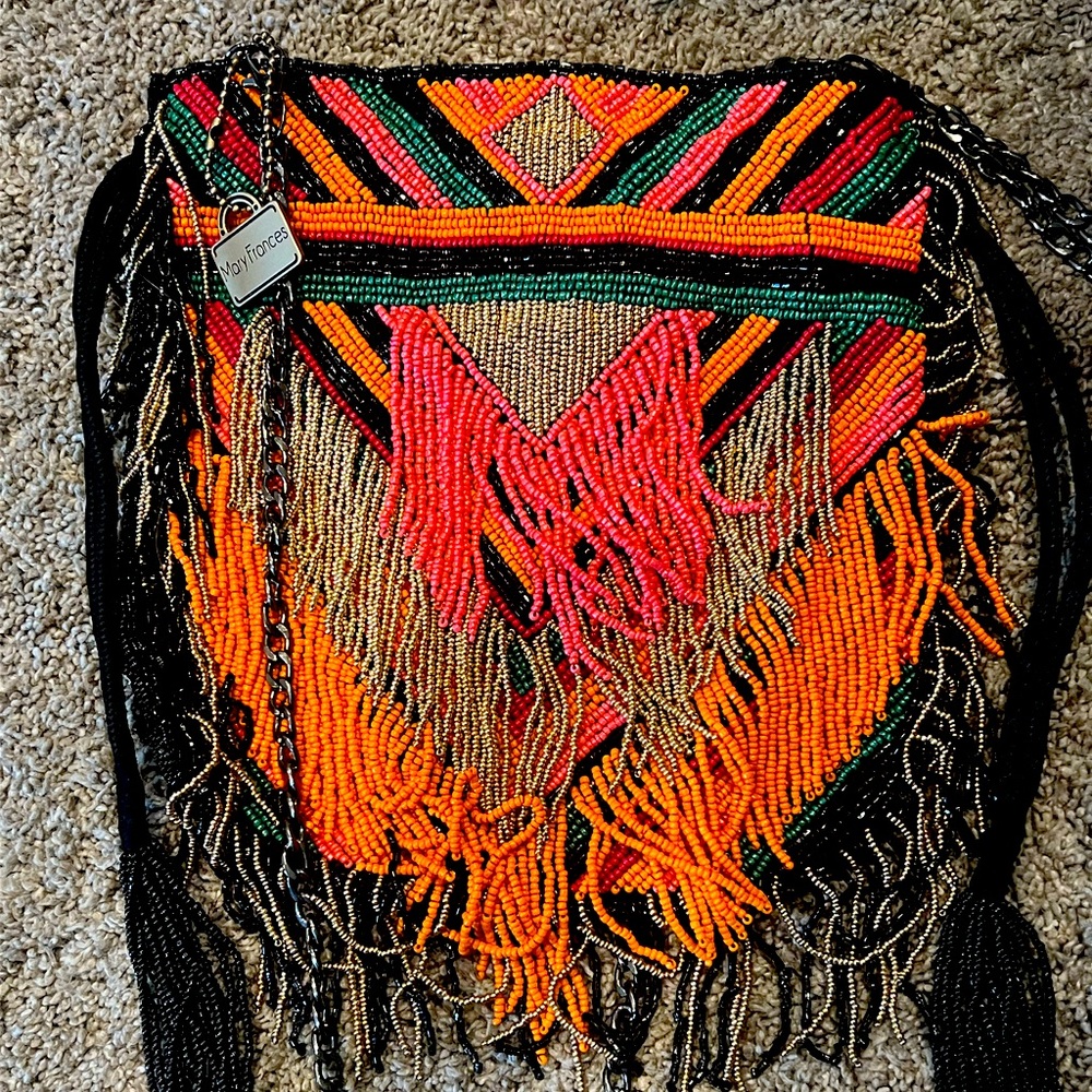 Mary Frances Beaded crossbody